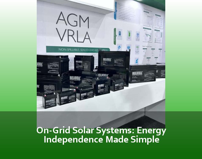 On-Grid Solar Systems: Energy Independence Made Simple